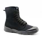 Bata Security Boots Canvas Black Size 9 B805604009