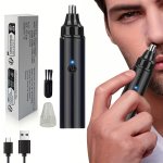 Rechargeable Ear And Nose Trimmer For Men - USB Electric Nose Hair Trimmer Suitable For Women - Painless Eyebrow And Facial Hair