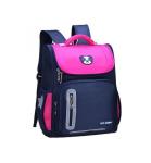 MicroWorld Cs Baby Pink & Black Backpack