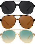 Nssiw Aviator Sunglasses For Women Polarized Retro Sun Glasses With Vintage 70S Style And Uv Protection