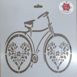 Bicycle Stencil 355X240 - Mb Pine