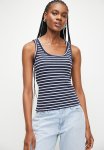 Superbalist Stripe Vest - Navy & White