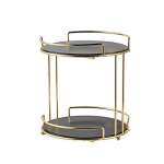 Marble Cake Stand Black
