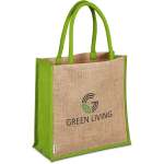 Okinawa Jute Tote – Lime