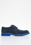 Polo Colour Brogue Suede Lace Up - Navy