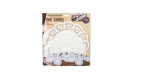 Doilies Assorted White Round Pack Of 60