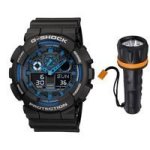 Casio G-shock GA-100-1A2 Analog-digital Men& 39 S Watch