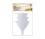 Dishwasher-safe Kitchen Funnels 3-PACK - Durable & Compact