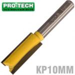 PRO-TECH Straight Bit 10mm X 25mm Cut 2 Flute Metric 1 4' Shank