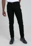 Wax Leather Coated Denim - Black - 40 Black