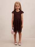 Opal Girls Lace Cap Sleeve Dress - 10-12 Yrs Berry