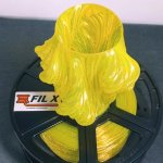 Filx Pla Glitter Yellow 0.5KG 1.75MM Filament