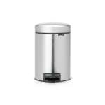 Brabantia Pedal Bin Newicon 3 Litre - Fingerprint Proof Matt Steel
