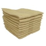 Elegant Zero Twist Bath Towels 380GSM Semolina 30 Pack