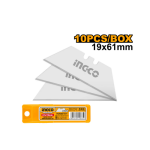 Ingco HUKB61001 10PCE Blade Set 61X19MM