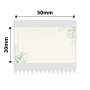 NB697 - NIIMBOT - B1 / B21 / B3S / B4 - 50X30MM - 230 PLAIN PAPER WITH FLOWERS LABELS