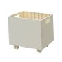 Mobile Bookshelf With Pulley Floor-standing Bookshelf For Desks - White