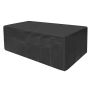 Anti-uv Waterproof Dust Proof Outdoor Furniture Cover - Black 213X132X74CM