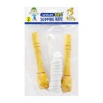 Marlin Kids Skipping Rope 2MTRS With Wooden Handles Pack Of 12