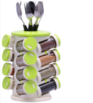 Revolving Spice Jar Set -16 Jar In One Revolving Stand-Kitchen Tool