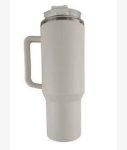 The Copo Termico Stainless Steel White 500ML Mug With Lid CSY-AP3076WHT Is A Sleek And Durable Thermal Mug Designed To Keep Beve