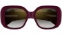 Cartier Acetate Frame Sunglasses In Burgundy & Gold - Burgundy And Gold