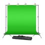 2M X 2M Photography Backdrop Green Screen And Support Stand