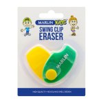 Marlin Kids Swing Clip Eraser Pack Of 24