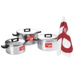 6 Pce Aluminium Solid Lid Pot Set J7 700082