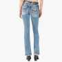 Womens Animal Instinct Low Rise Bootleg Jeans - 42