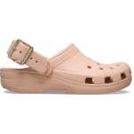 Classic Metallic Buckle Clog - Blush M9W11