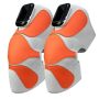 Cordless Heated Knee Massager With Vibration & Red Light Therapy 2-PACK Set