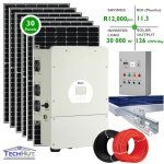 Deye 30KW Hybrid Power Solar Inverter Kit