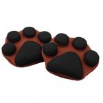 Paw Print Brown Pack Of 6