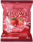 Amajoya Toffee Chews Strawberry Strawberry Toffee