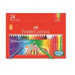 Cardboard Box Of 24 Wax Crayon Slim 8MM Diameter