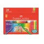 Cardboard Box Of 24 Wax Crayon Slim 8MM Diameter