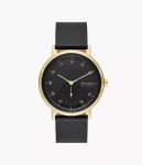 Skagen Two-hand Sub-second Black Leather Men's Watch SKW6896