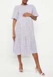 Maternity Dress - Purple MINI Rosebud