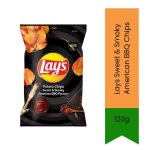 Sweet & Smoky Bbq Potato Chips 120G - Bbq Flavored Crispy Chips For Parties & Everyday Snacking Rich Smoky Taste South Africa In