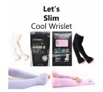 Let's Slim Arm Sleeves Uv Sun Protection Arm Cover Sleeves - White