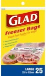 Freezer Bags Large 25'S