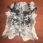 Aas Grade Nguni Hide 160 Black white XL - Extra Large Black white Speckled
