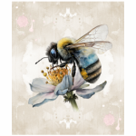Fabric Paint Tote Bee