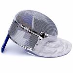Leonark Fencing Saber Mask Helmet Ce 350N Certified National Grade Masque Grey_fixed S