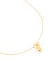 Waterproof Stainless Steel Large Bubble Letter S Cord Necklace