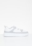 PoP Candy Colour Block Lace Up Shoes - Grey & White
