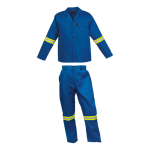 Barron Budget Poly Cotton Conti Suit With Reflective Cs-br Royal J32