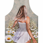 Printed Apron Daisies Kayla