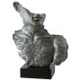 Silver Polystone 37CM Apollo Bust Statue - OAC31U1